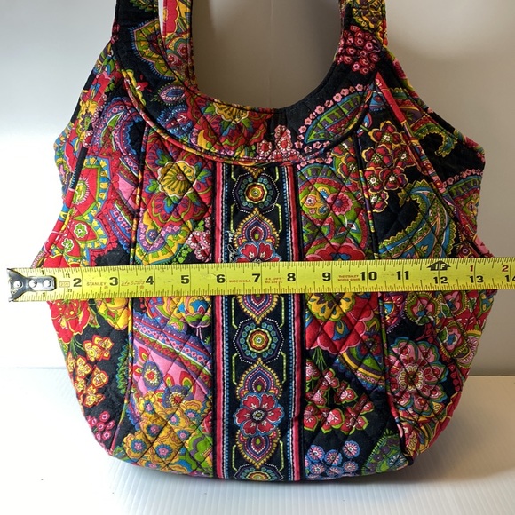 Symphony In Hue Multicolor Cotton Hobo Bag - Picture 7 of 9